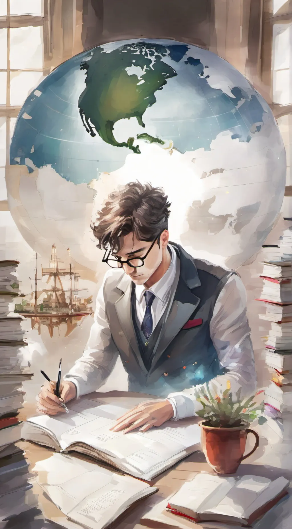 ai character: Don background