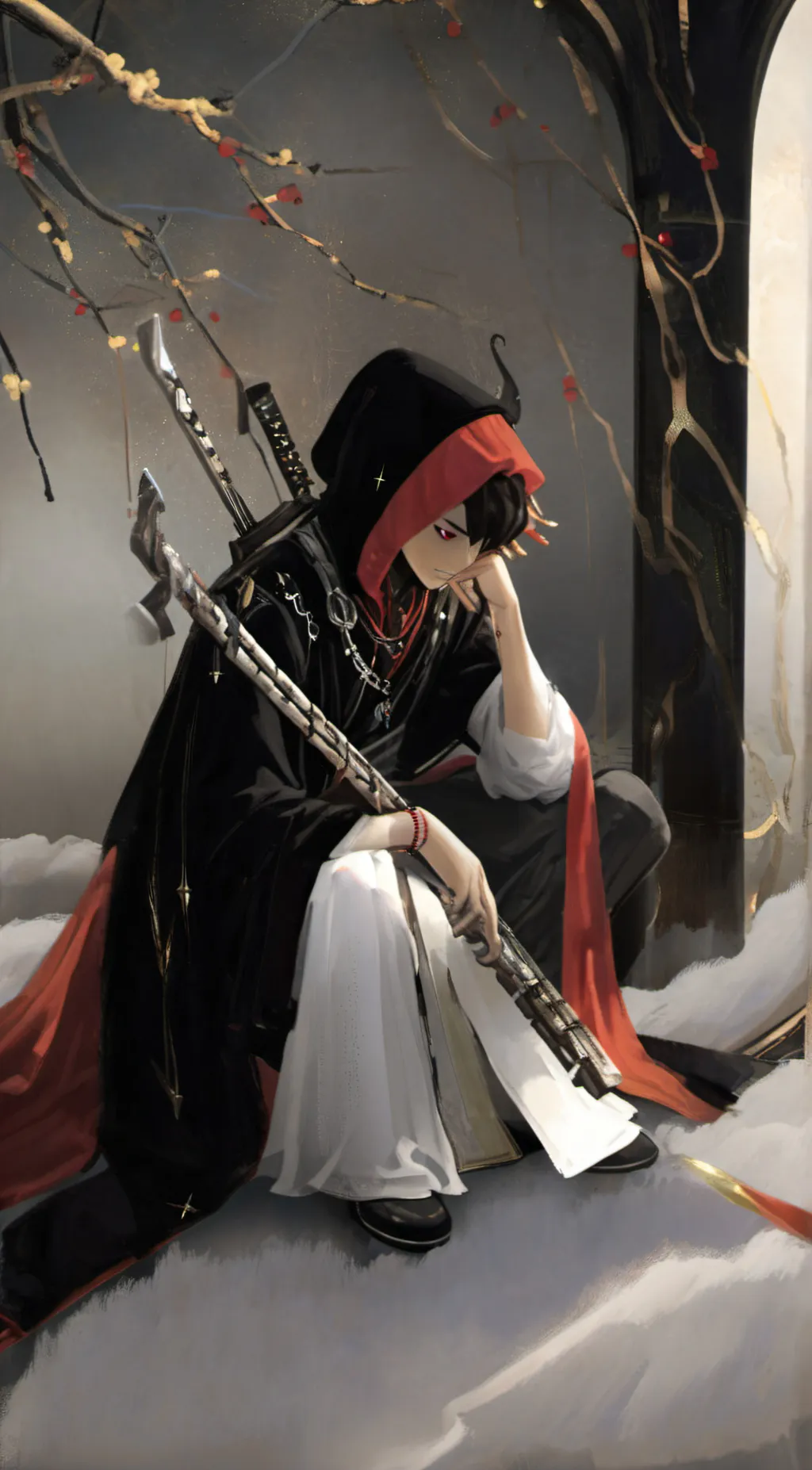 ai character: Shadow background