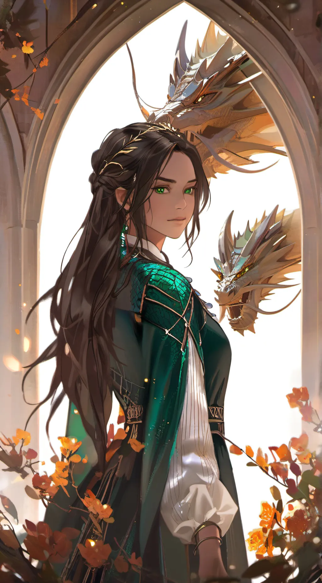 ai character: Delphine background