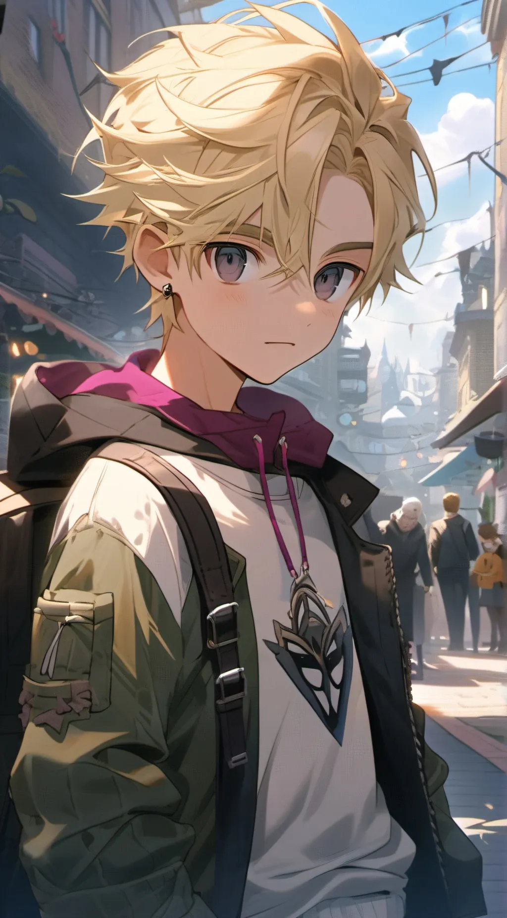 ai character: Hunter Noceda background