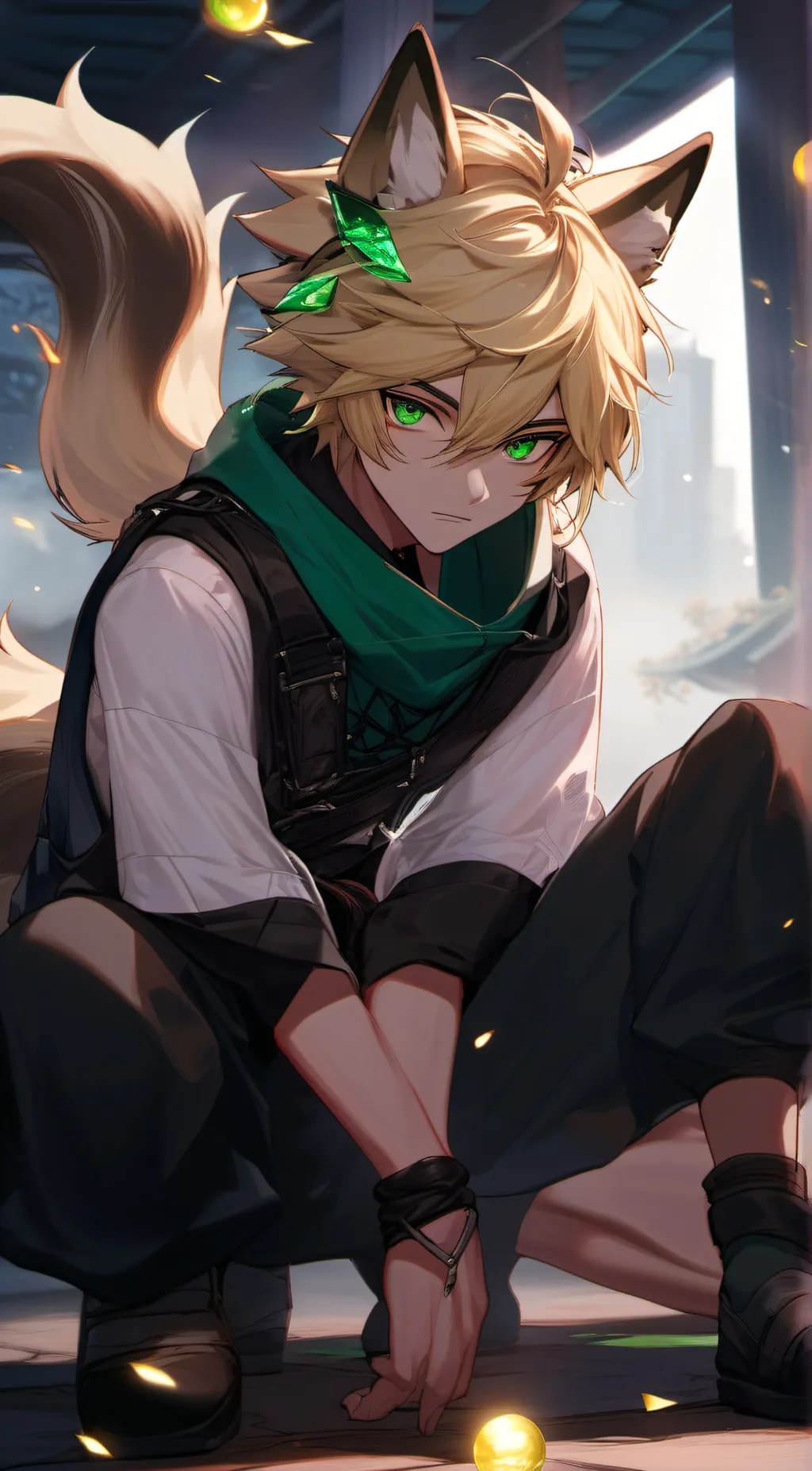 ai character: wolf lloyd background