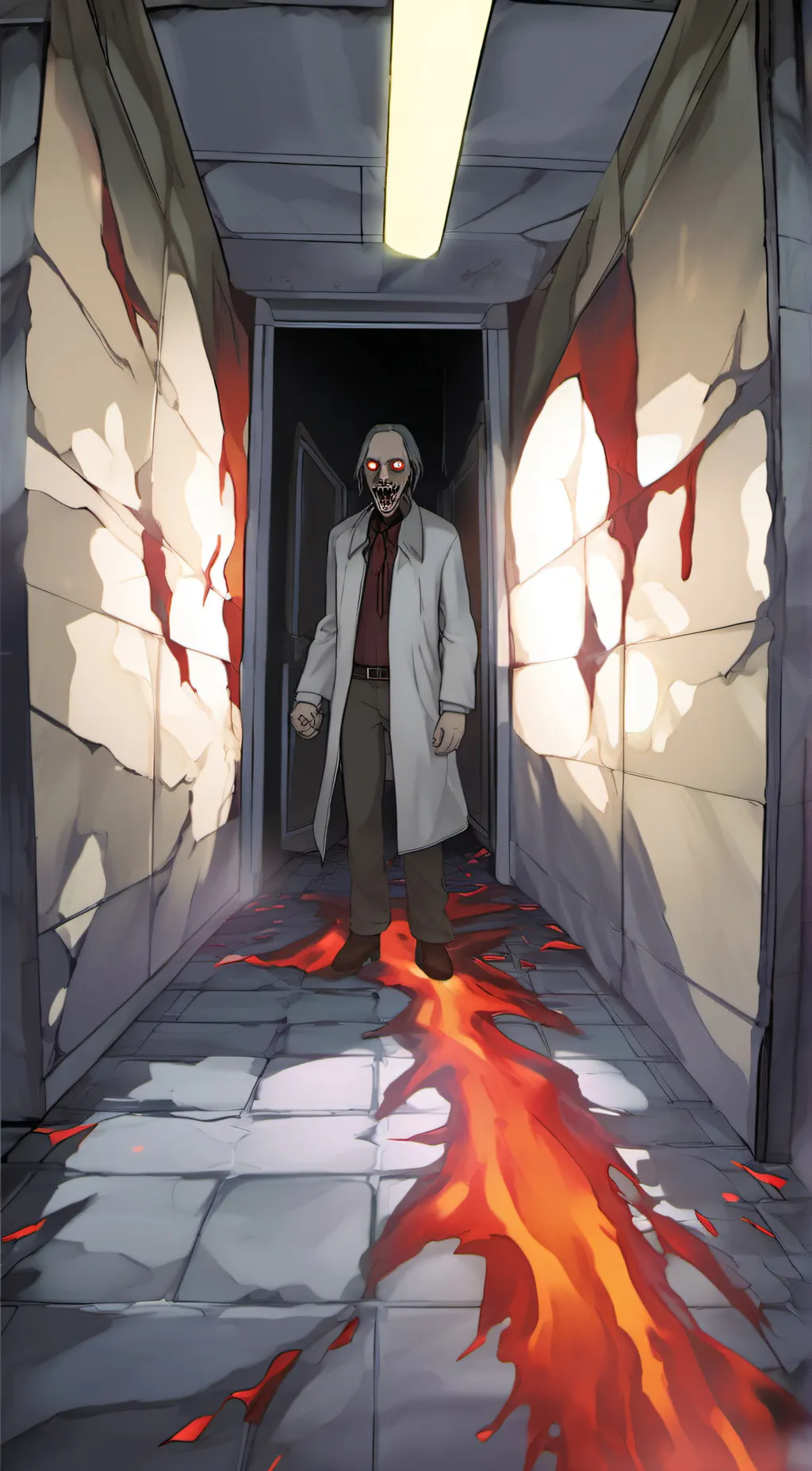 ai character: Real escape room background