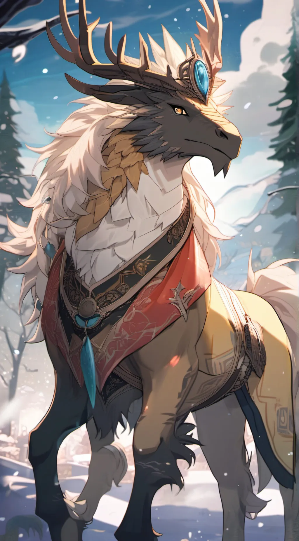 ai character: Silverna background