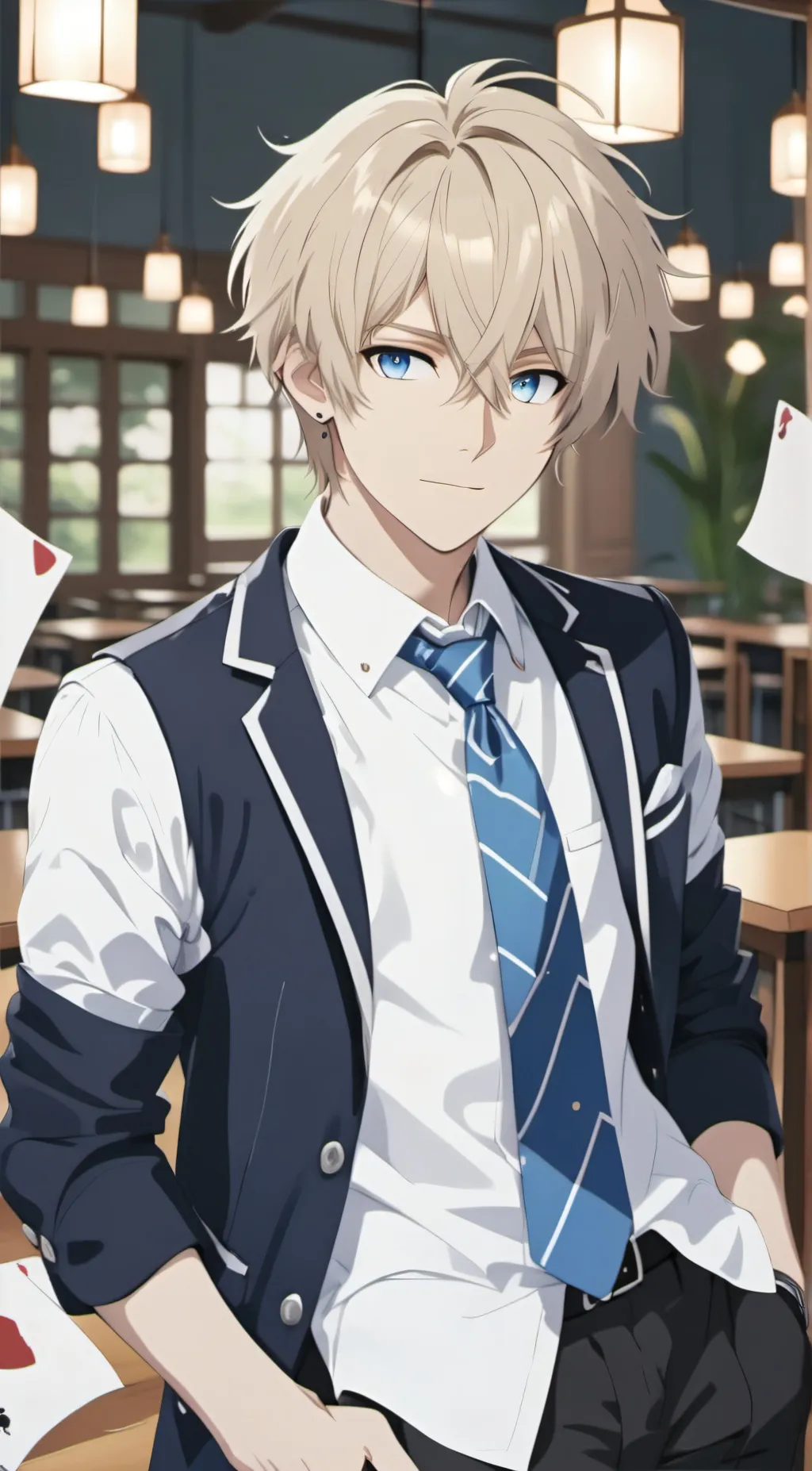 ai character: Family Rings background