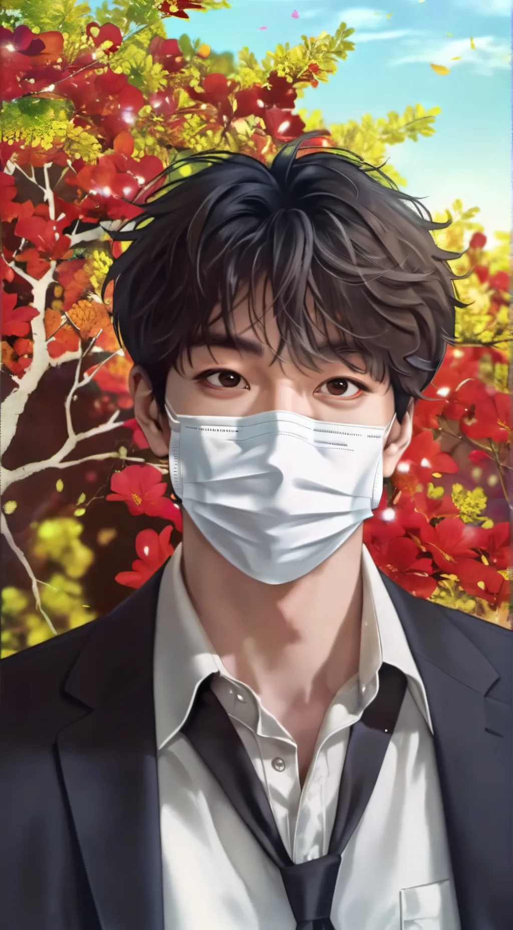 ai character: Jin ♡♡♡ background