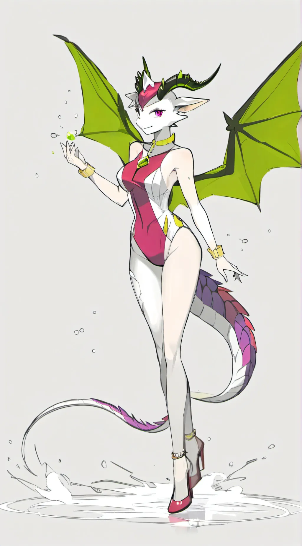 ai character: Queen Dragonzoe background