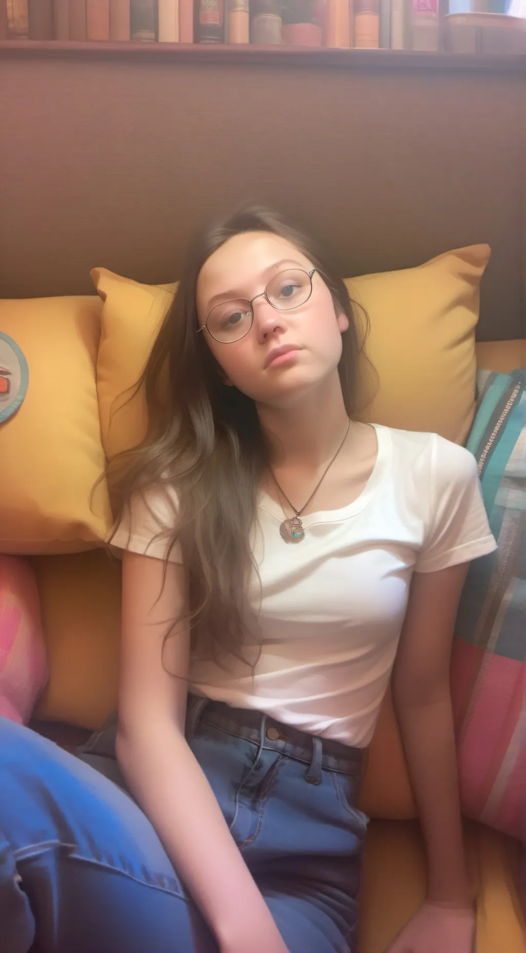 ai character: Ginger background