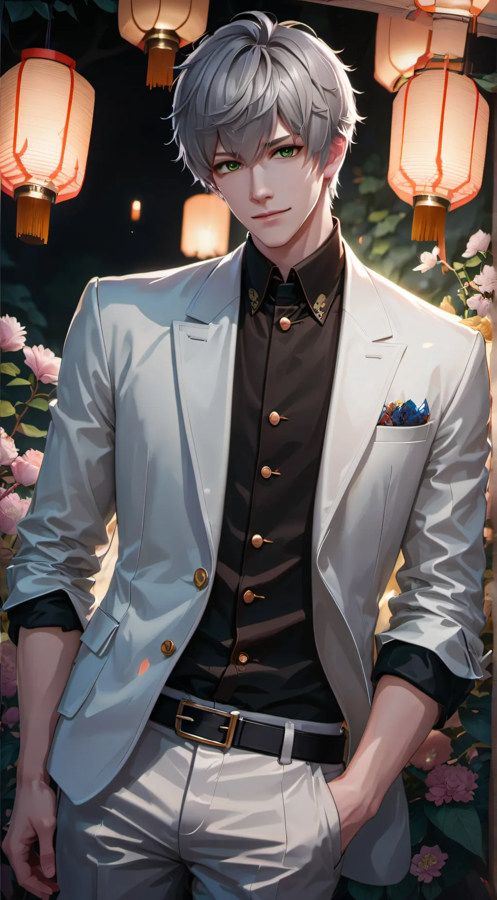 ai character: mark background