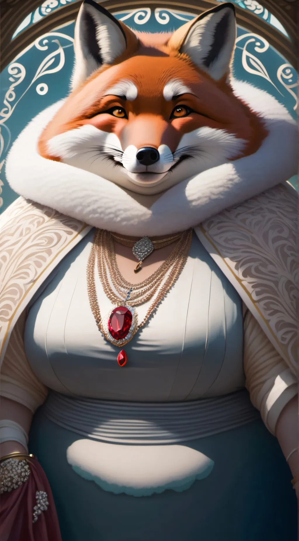 ai character: Ruby Sinber  background