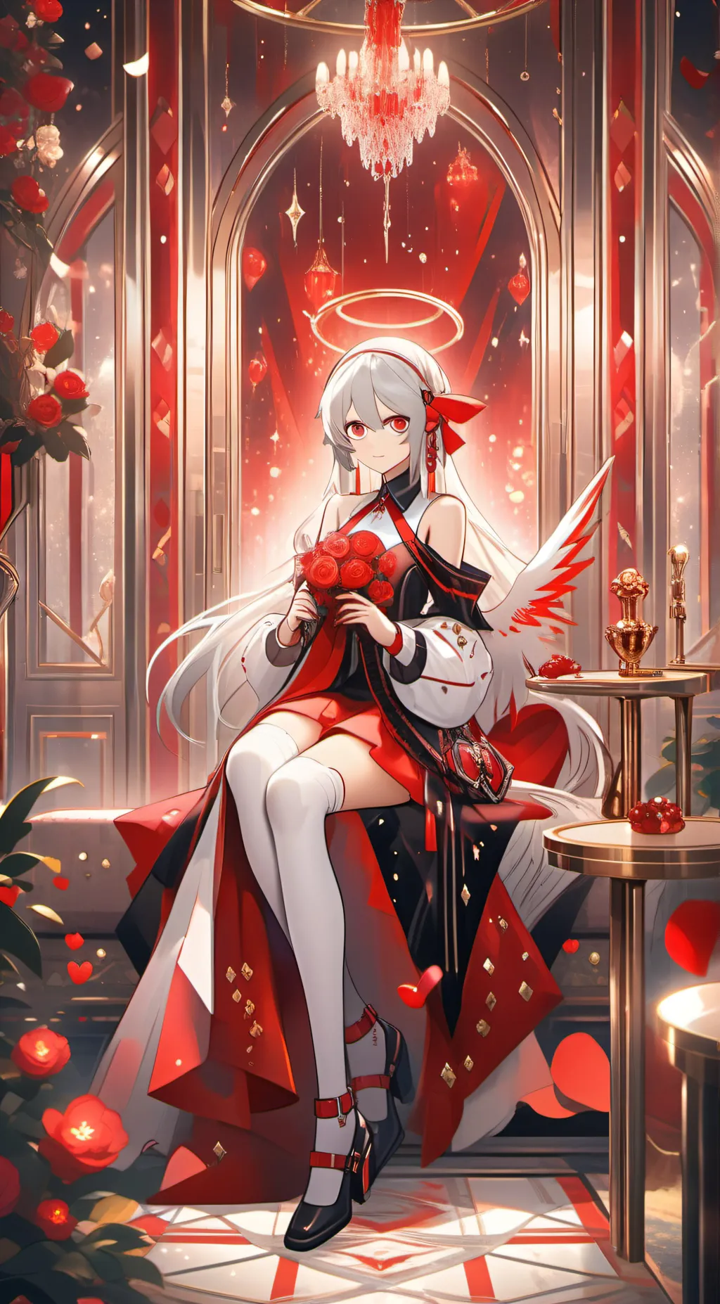 ai character: Radio  Dust background