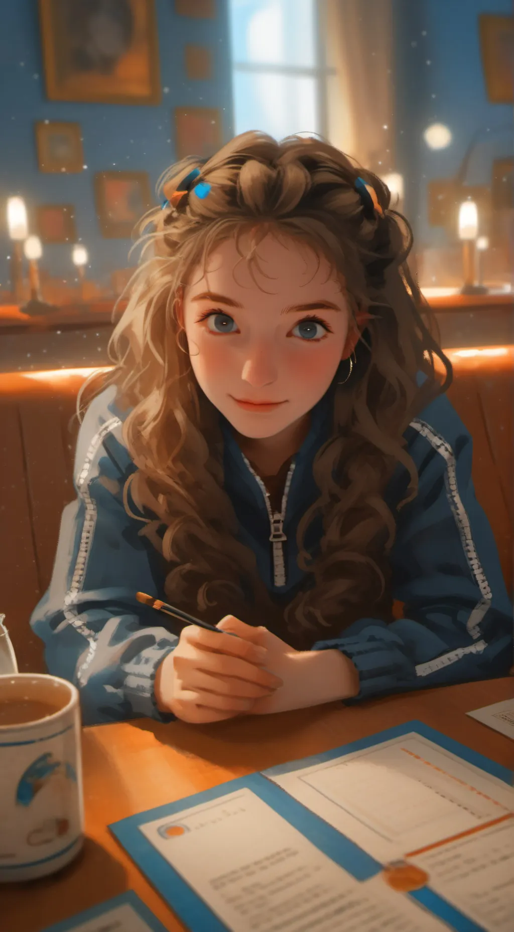 ai character: Everley background