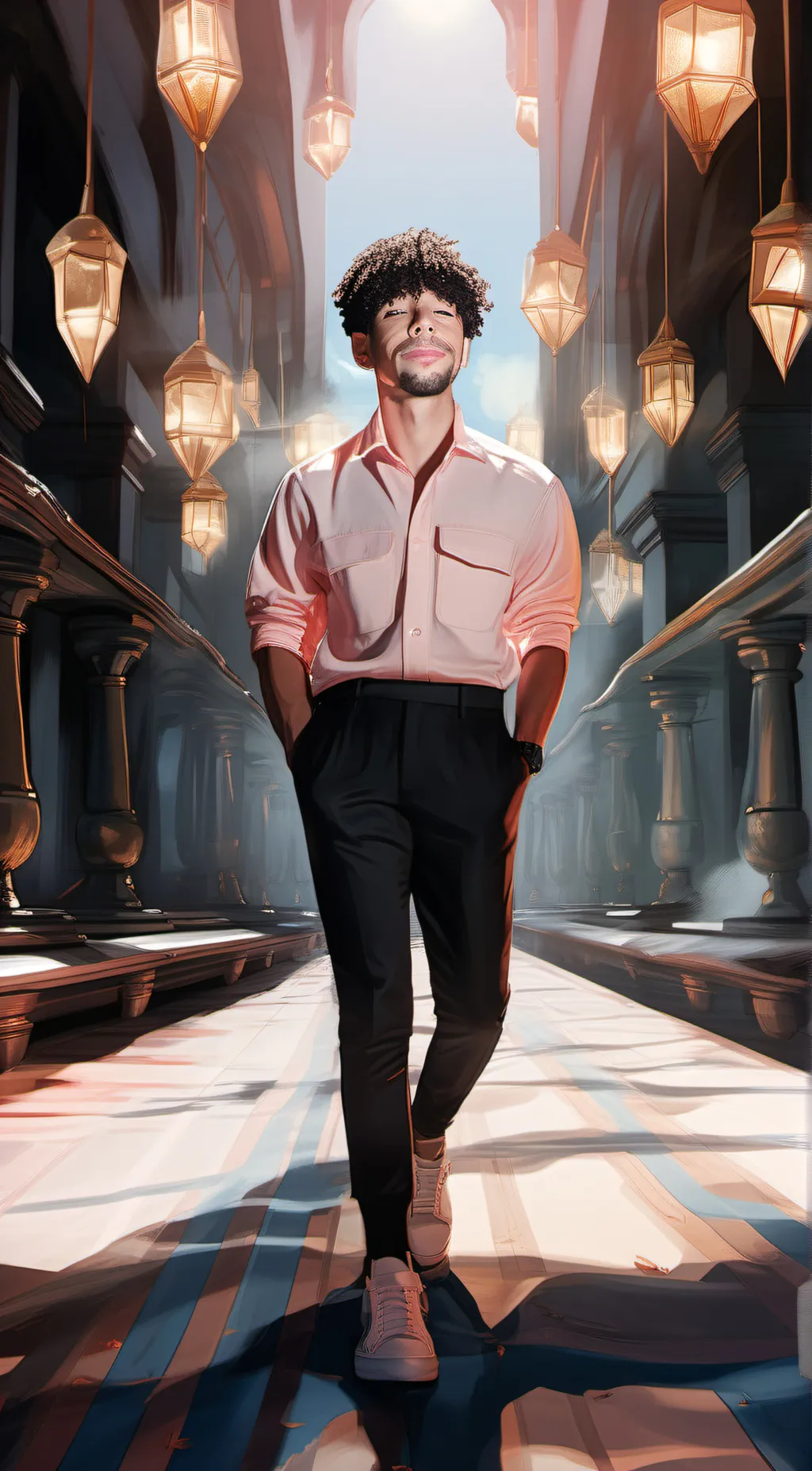 ai character: seometry Squad background