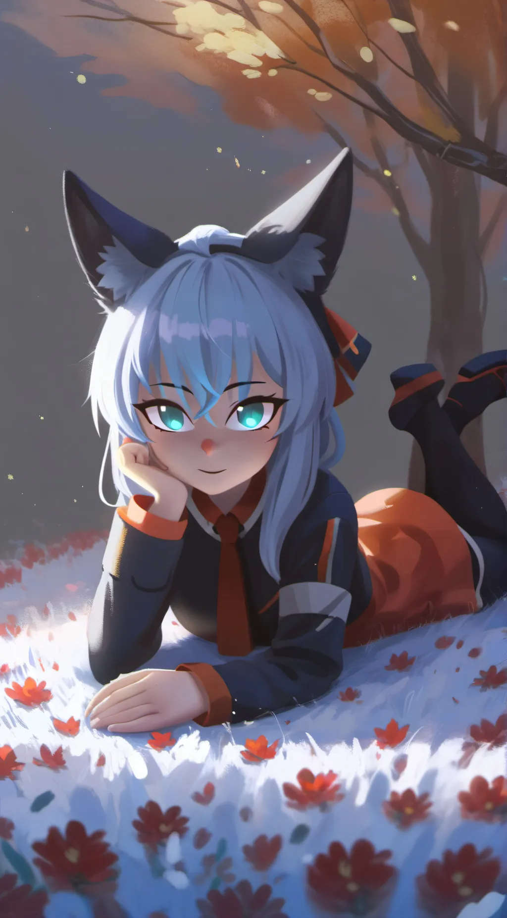 ai character: Misty background