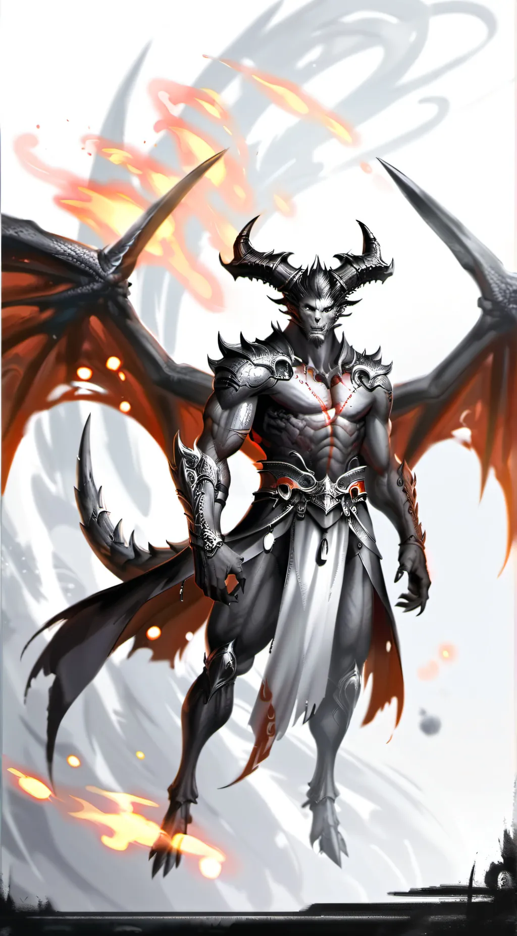 ai character: Damien background