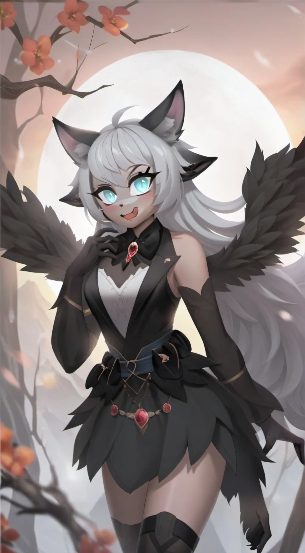 ai character: rouge  background