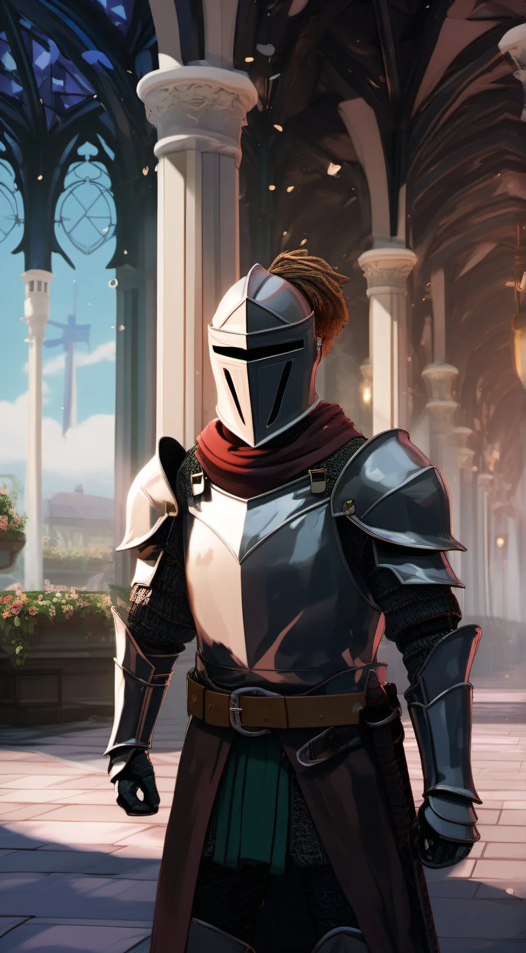ai character: knight background