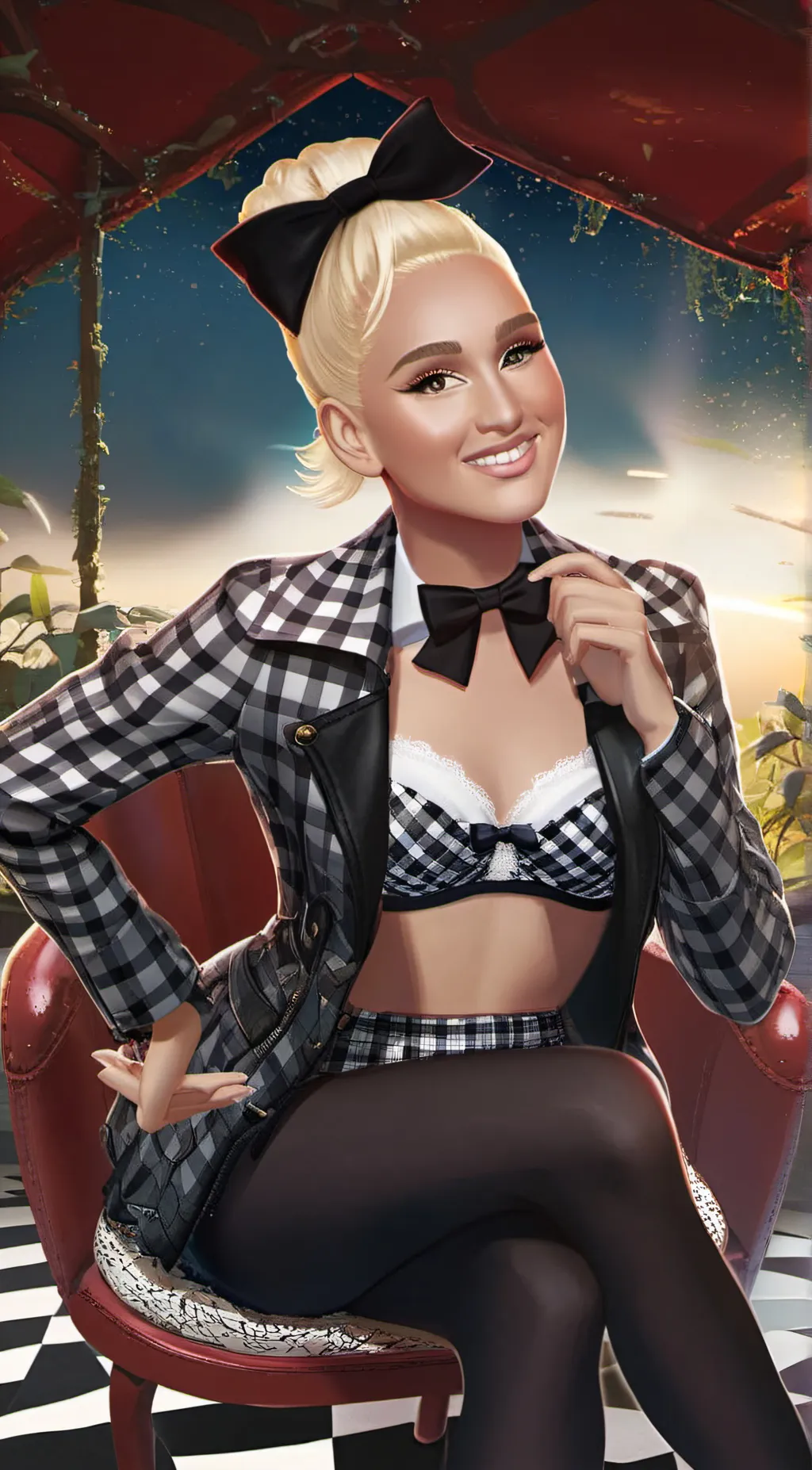 ai character: Gwen Scafoni background