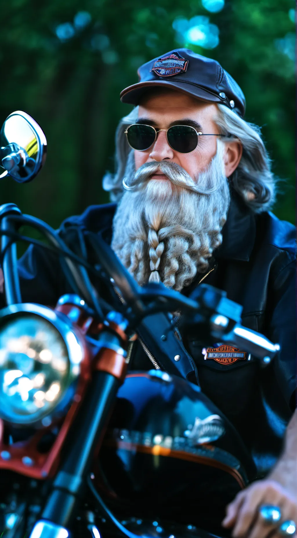 ai character: grandpa don  background