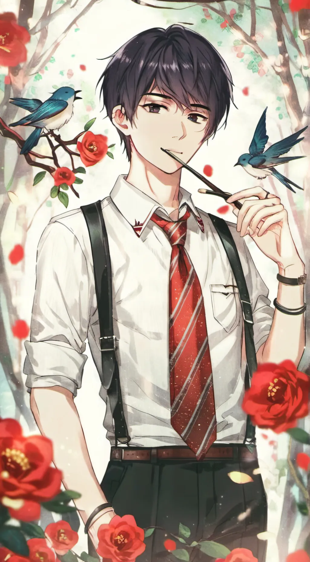 ai character: Brandon background