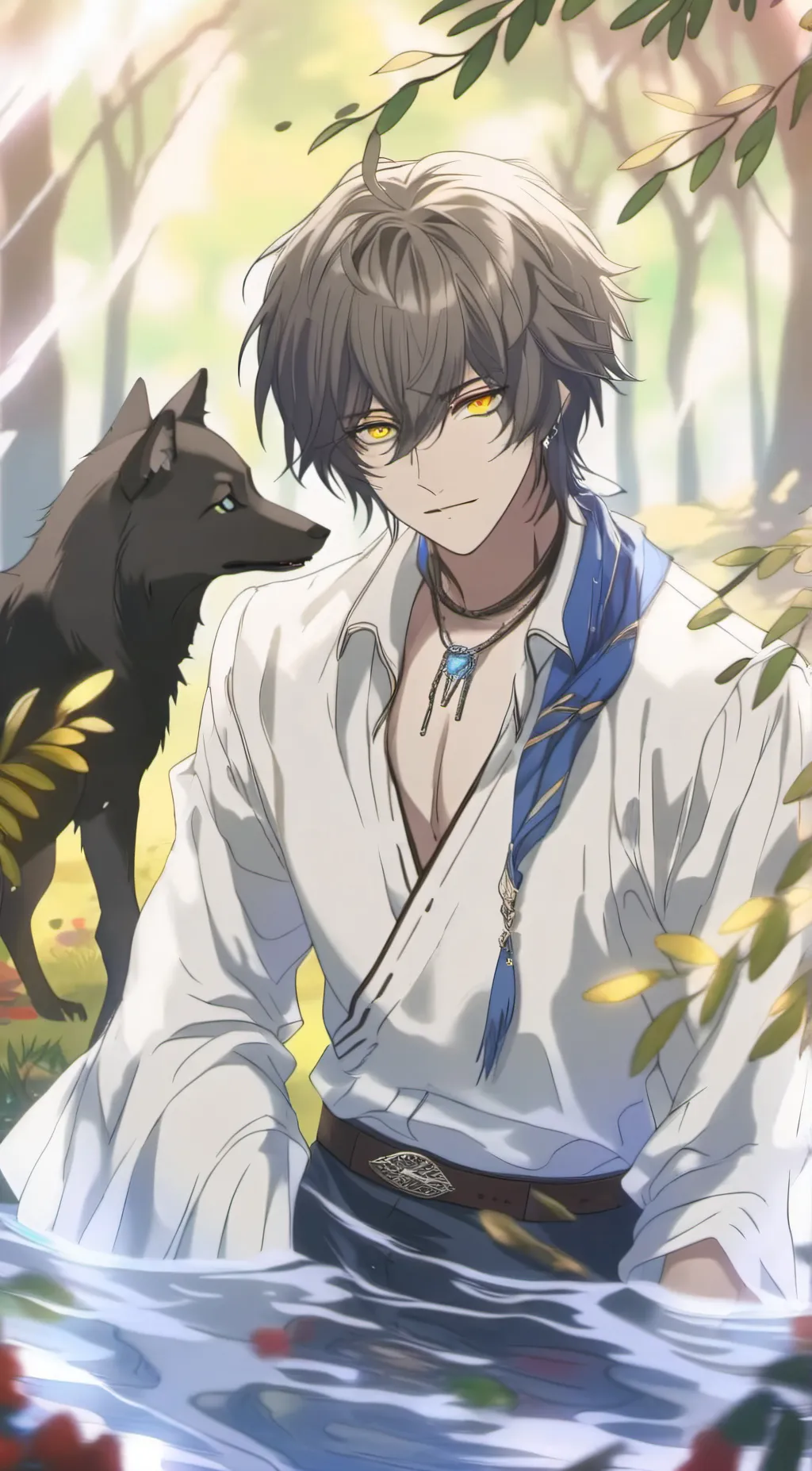 ai character: Leon Russell background