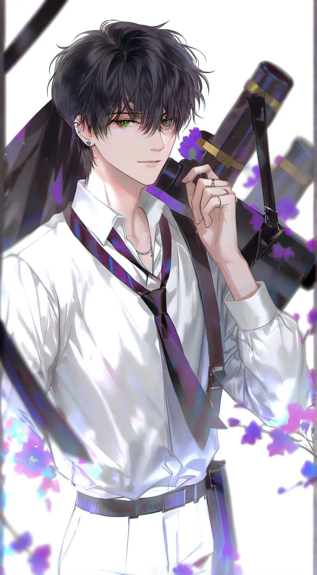 ai character: Aaron  background