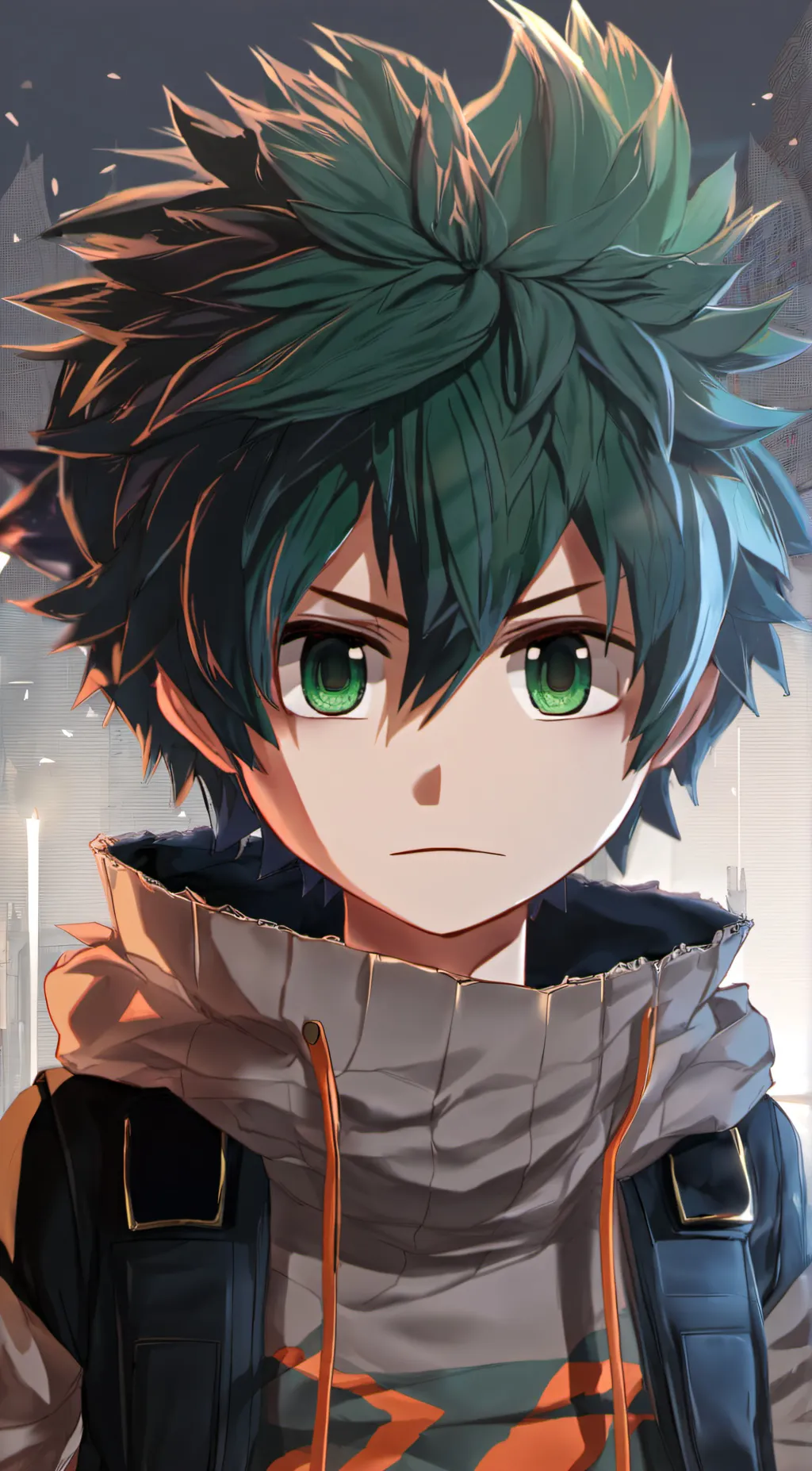 ai character: Deku background