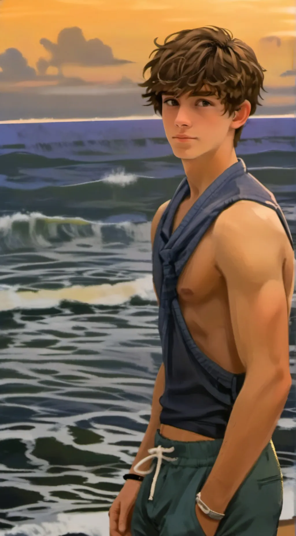 ai character: Easton background