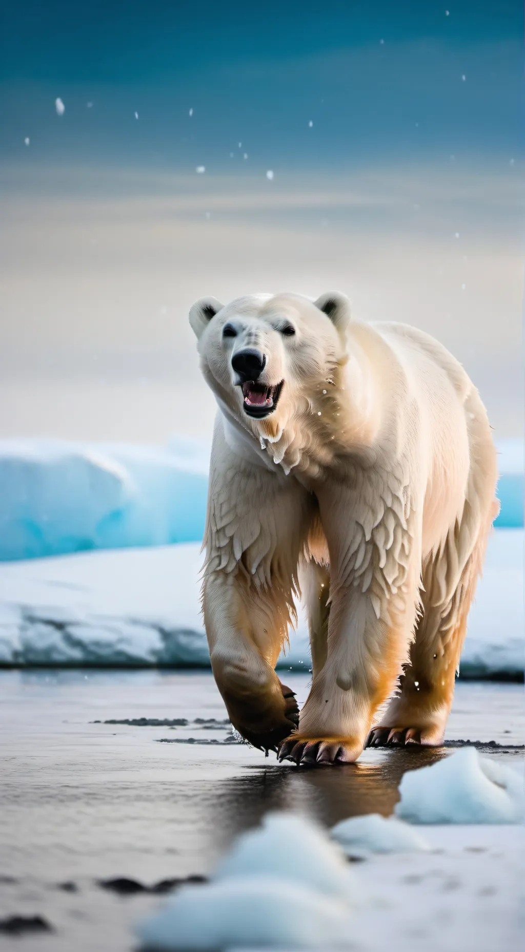 ai character: ❄️ Frosty ❄️  background