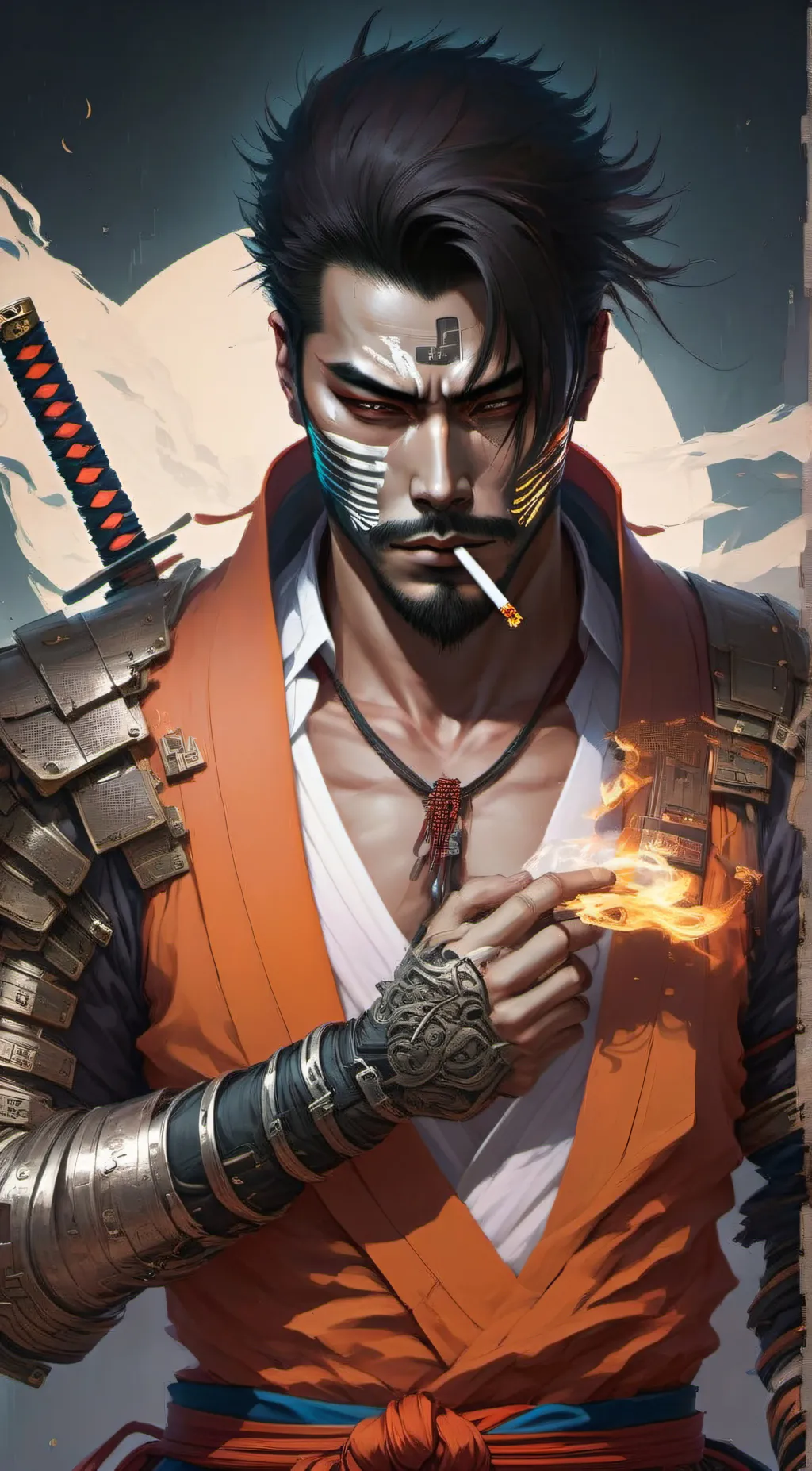 ai character: Kazuki background