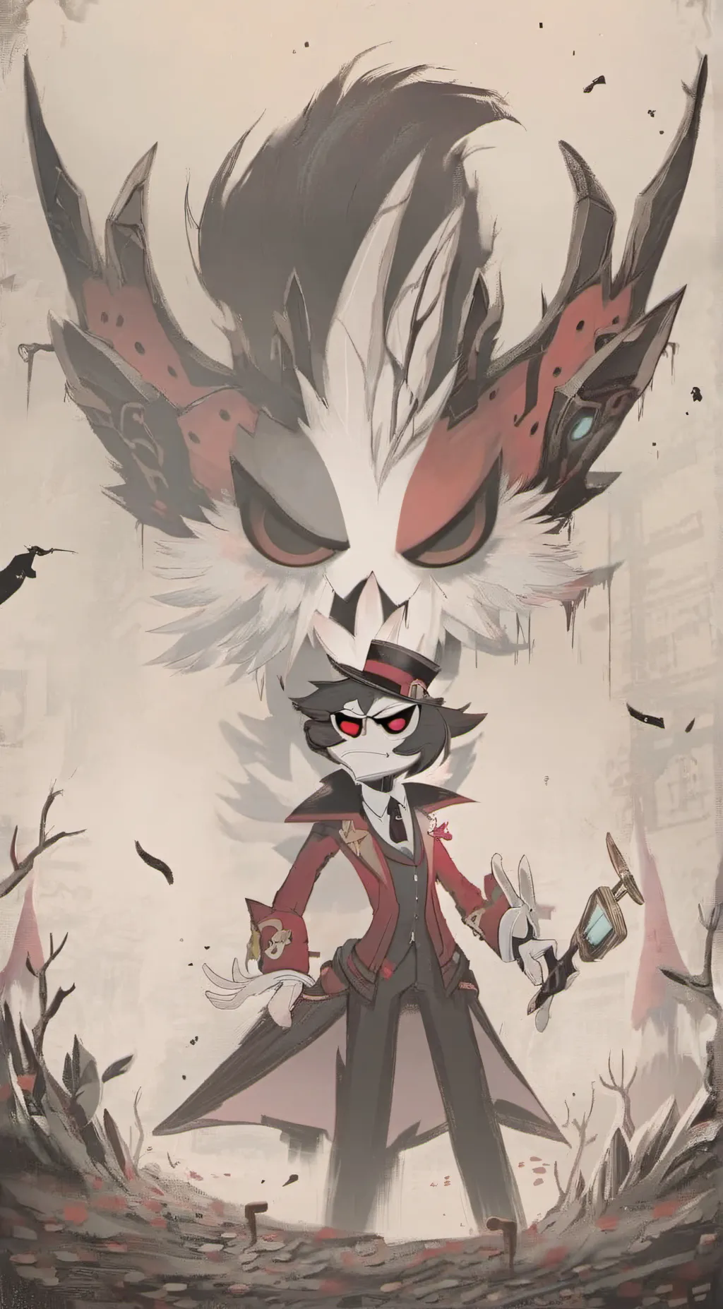 ai character: husk background