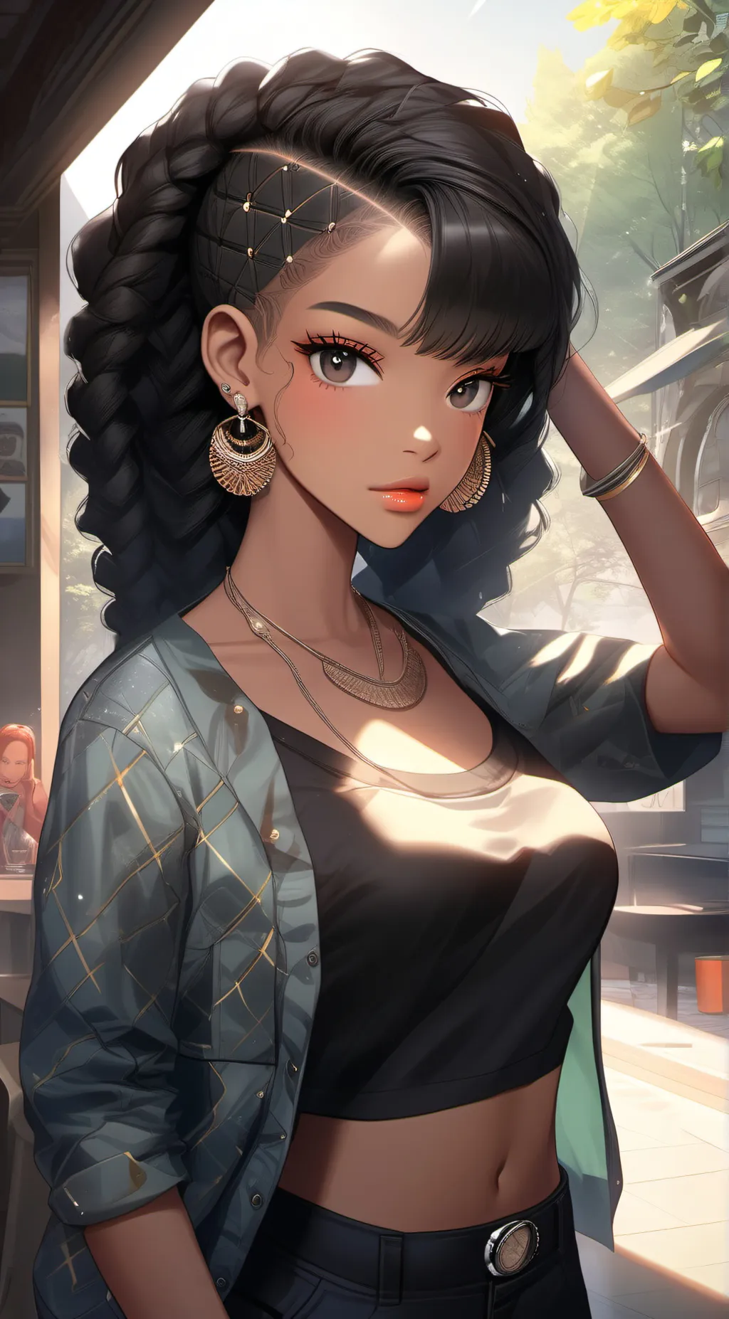 ai character: Shamiya  background