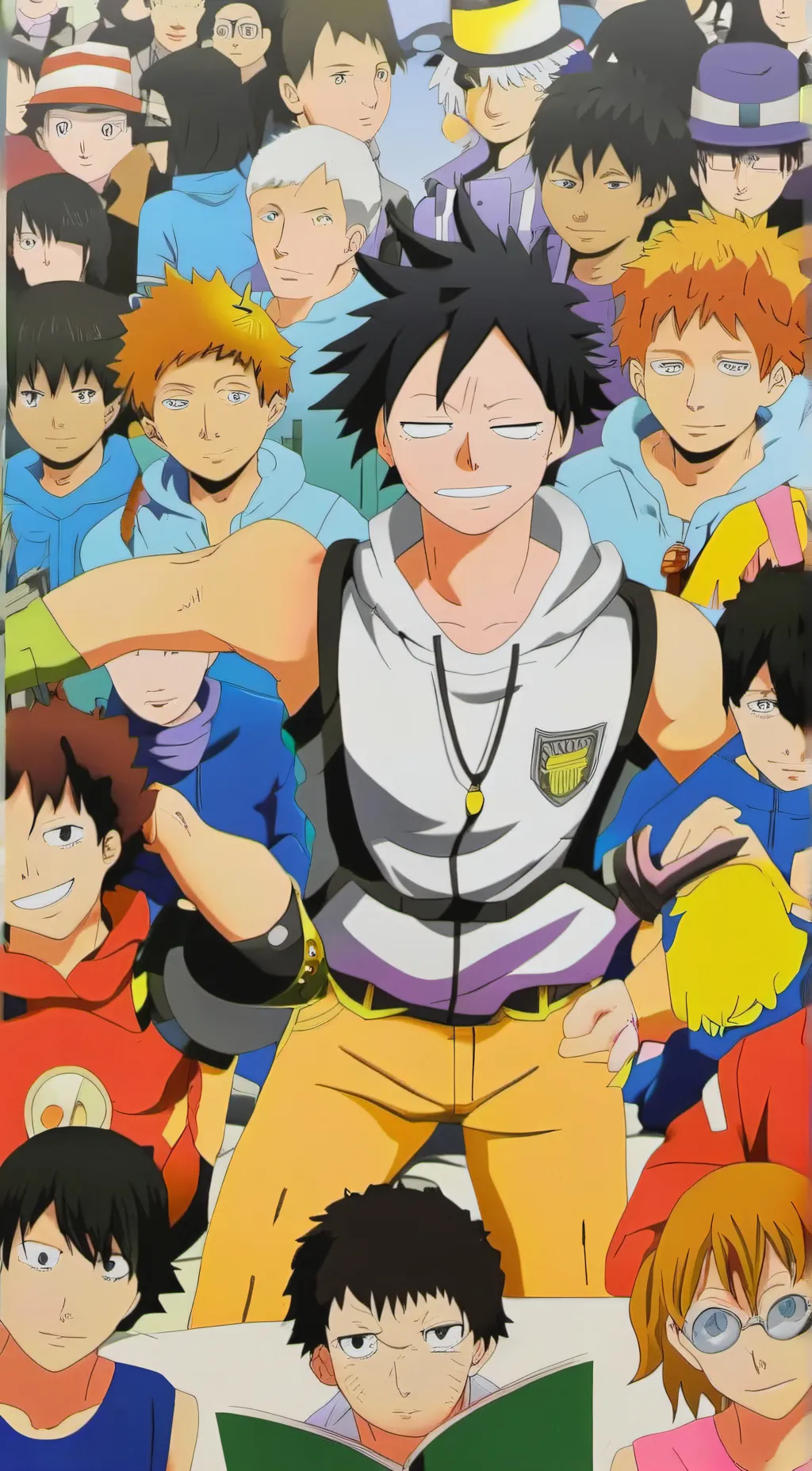 ai character: mha 😁😁 background