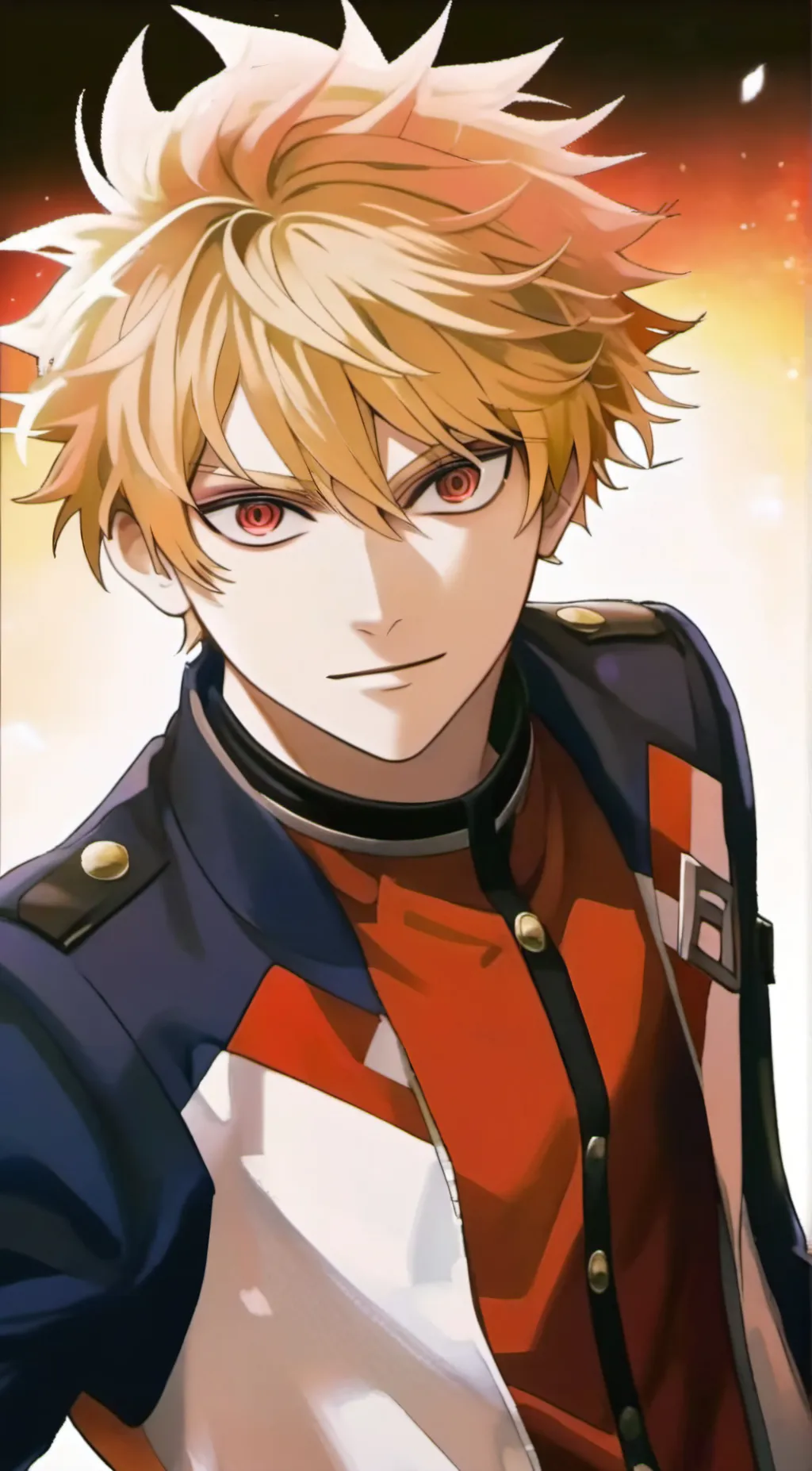 ai character: katsuki bakugo background