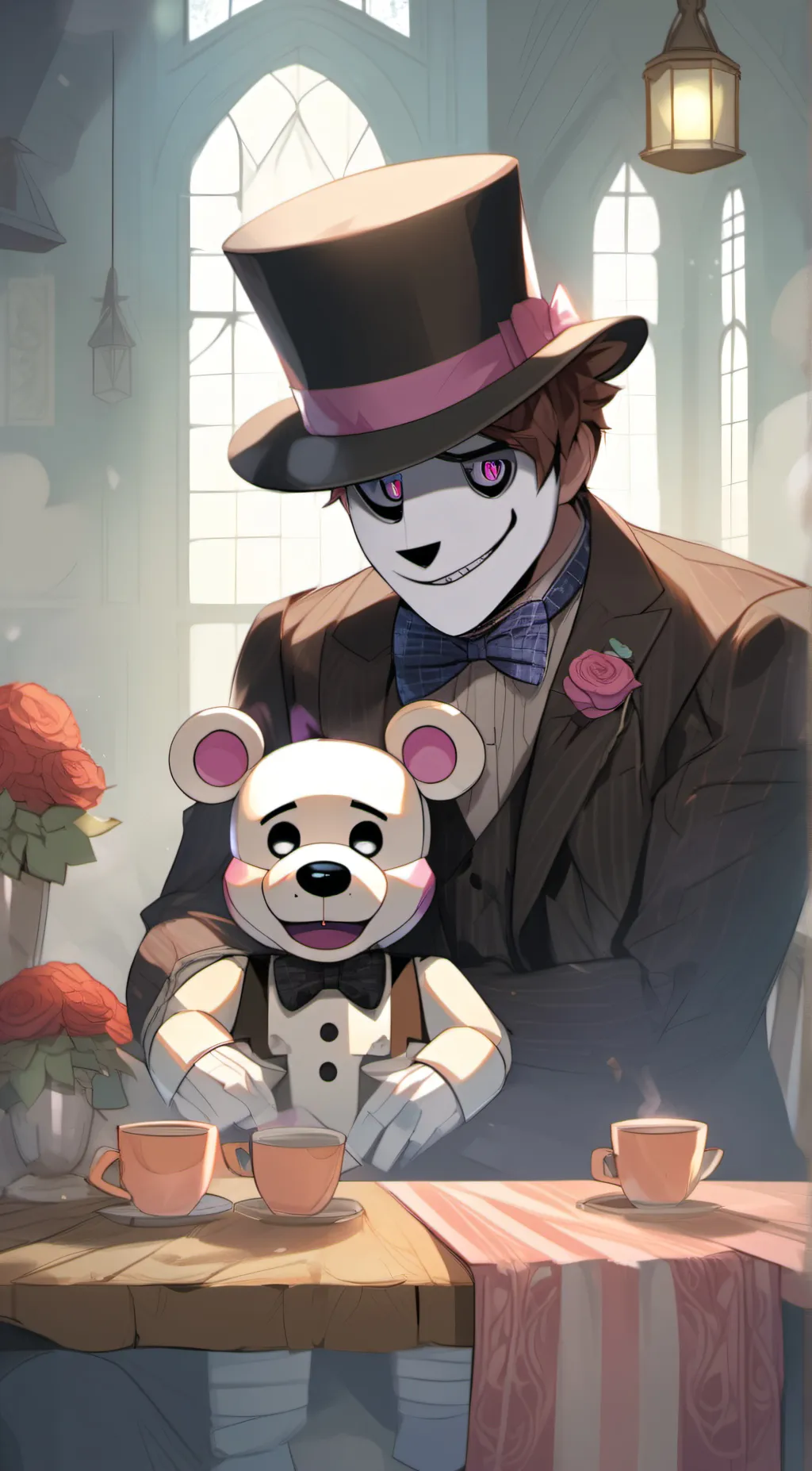 ai character: helpe background