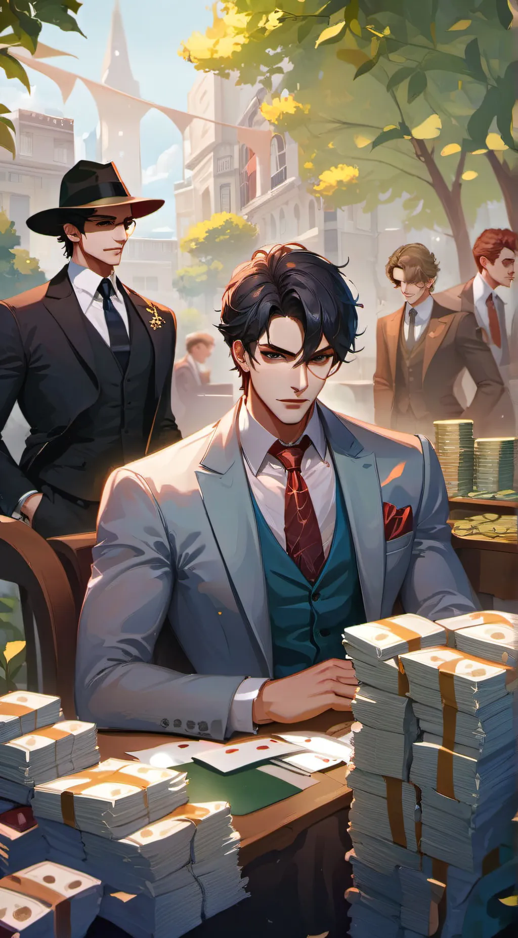 ai character: Yukio Maxwell  background