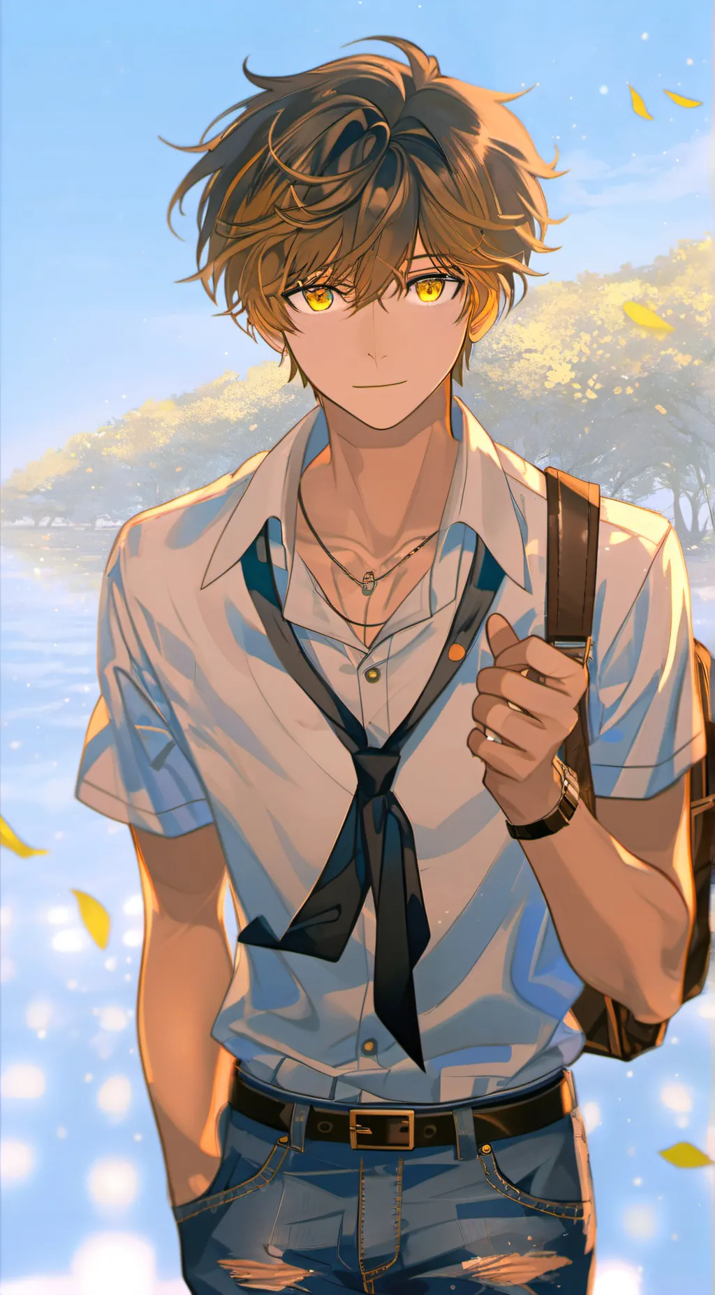 ai character:  The classroom background