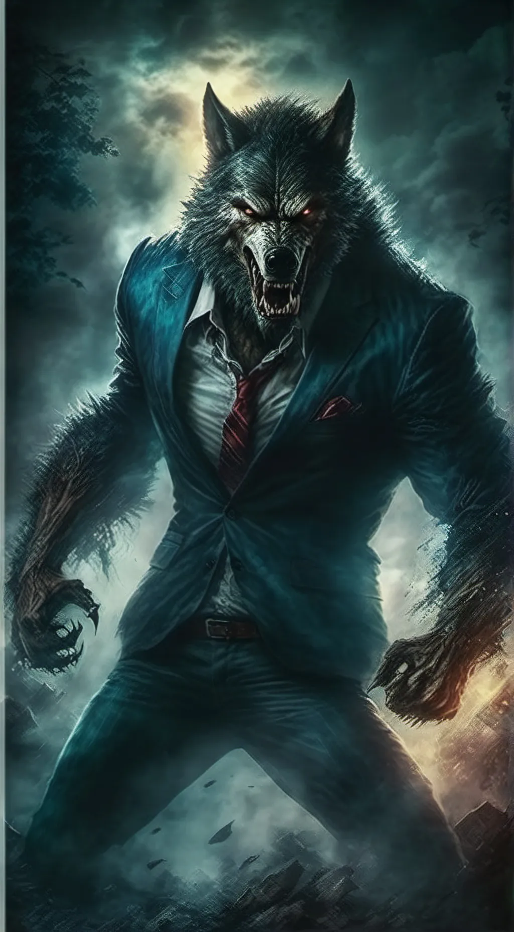 ai character: werewolf boyfriend background