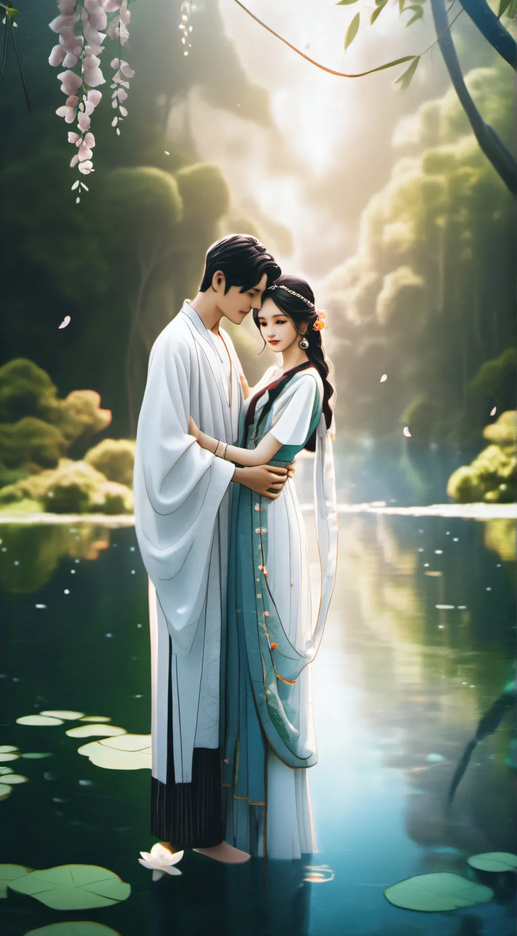 ai character: Oni Osborne  background