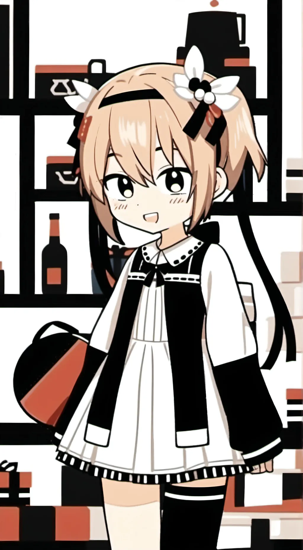 ai character: Halloween background