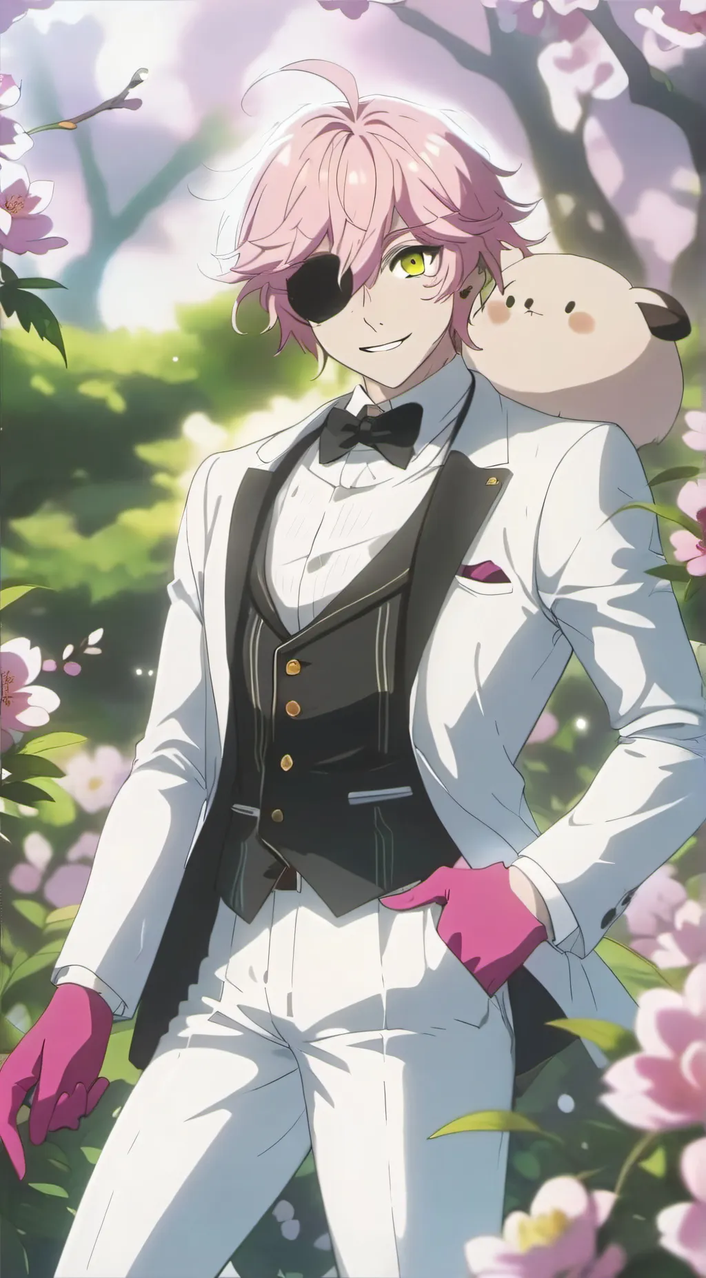 ai character: angel  background