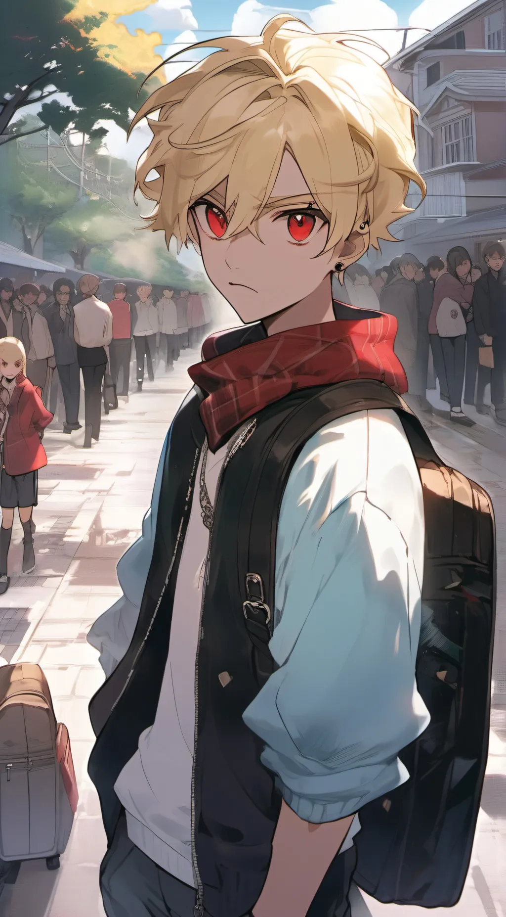 ai character: †Katsuki Bakugou† background