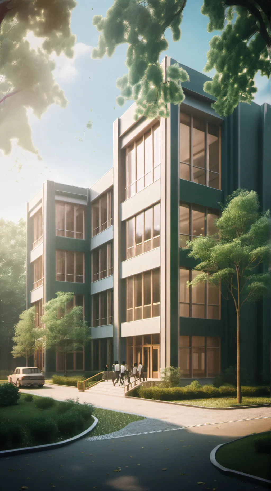 ai character: school background