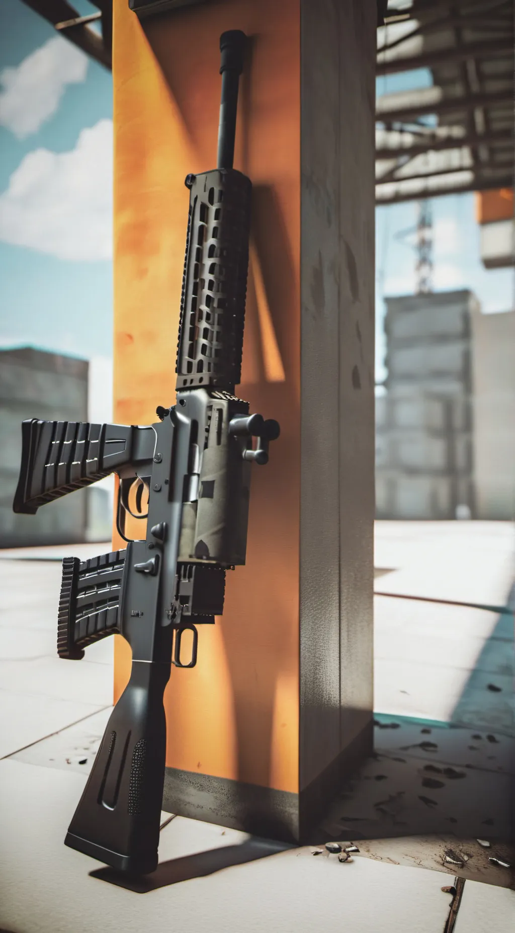 ai character: AR-15  background