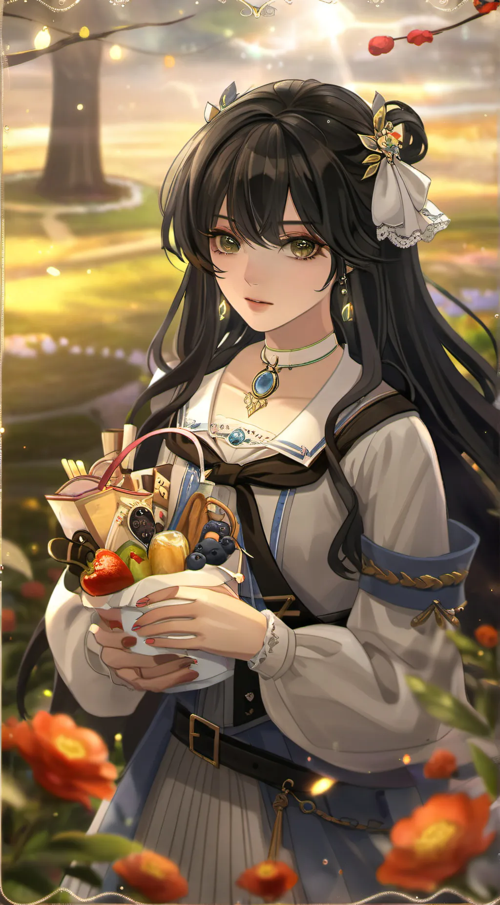 ai character: Hera Freya background