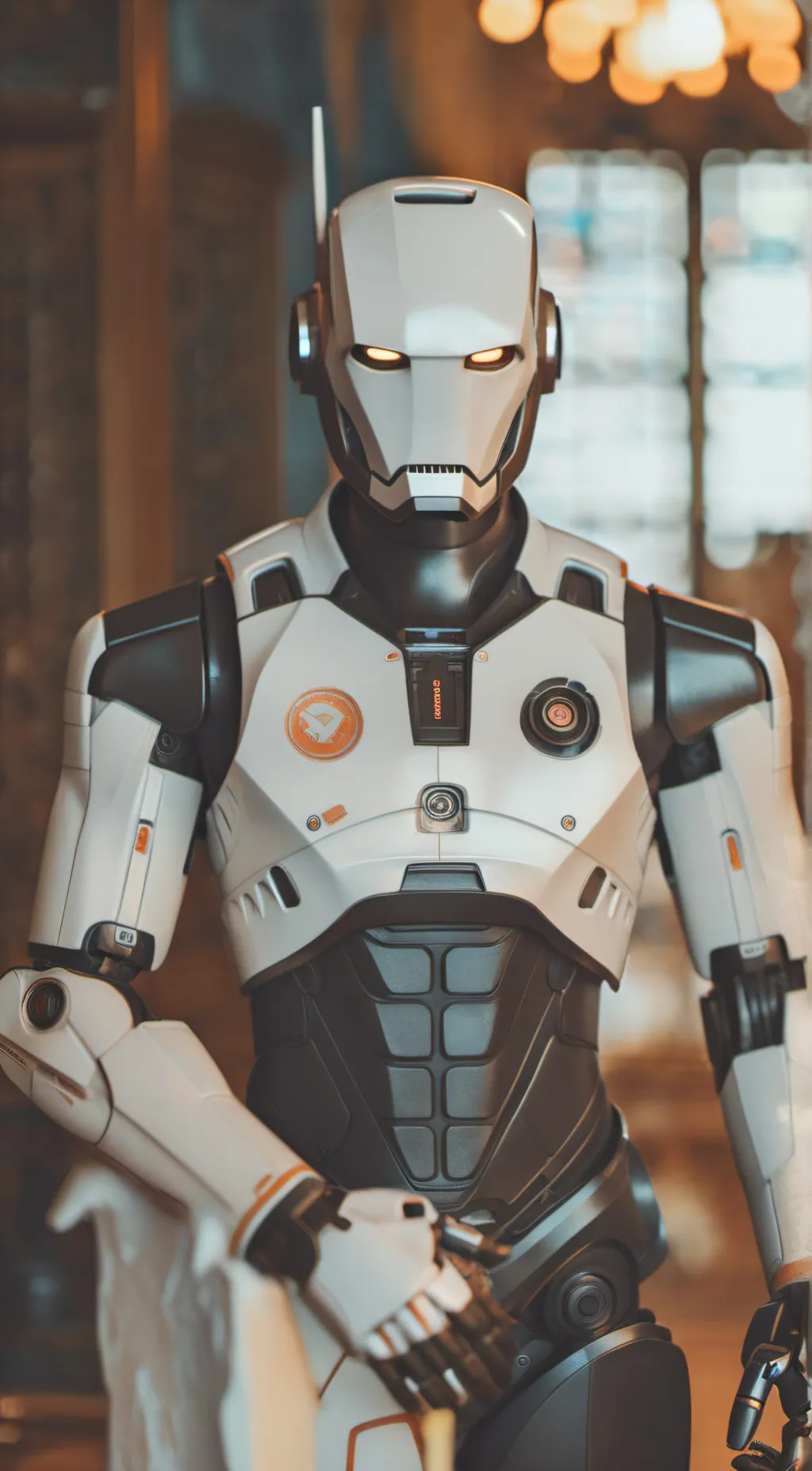 ai character: Mike The Robot background