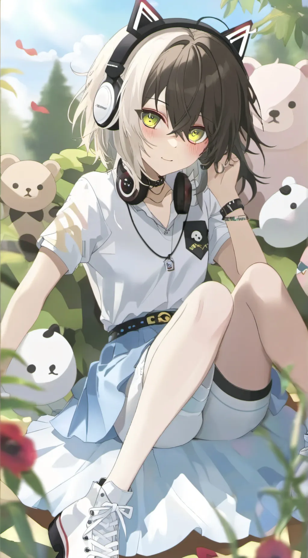 ai character: Rose background