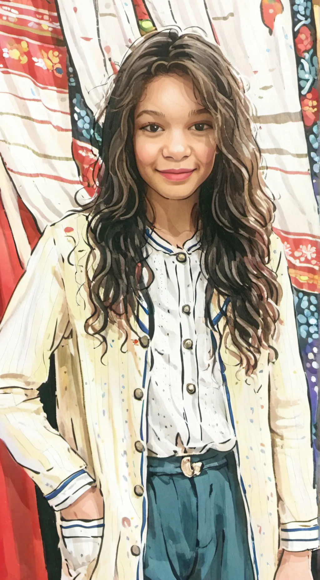 ai character: Zen  background