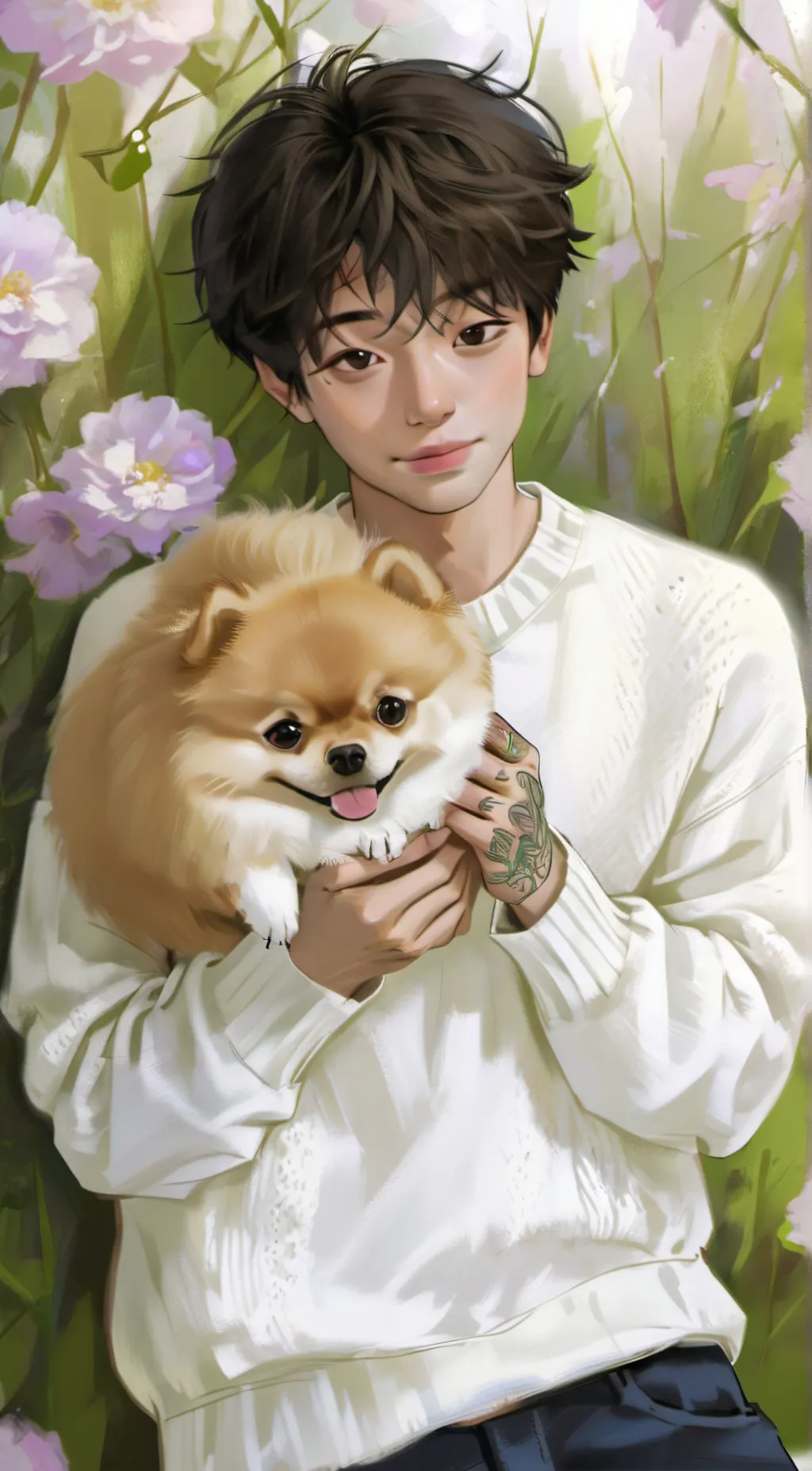 ai character: Christopher  background