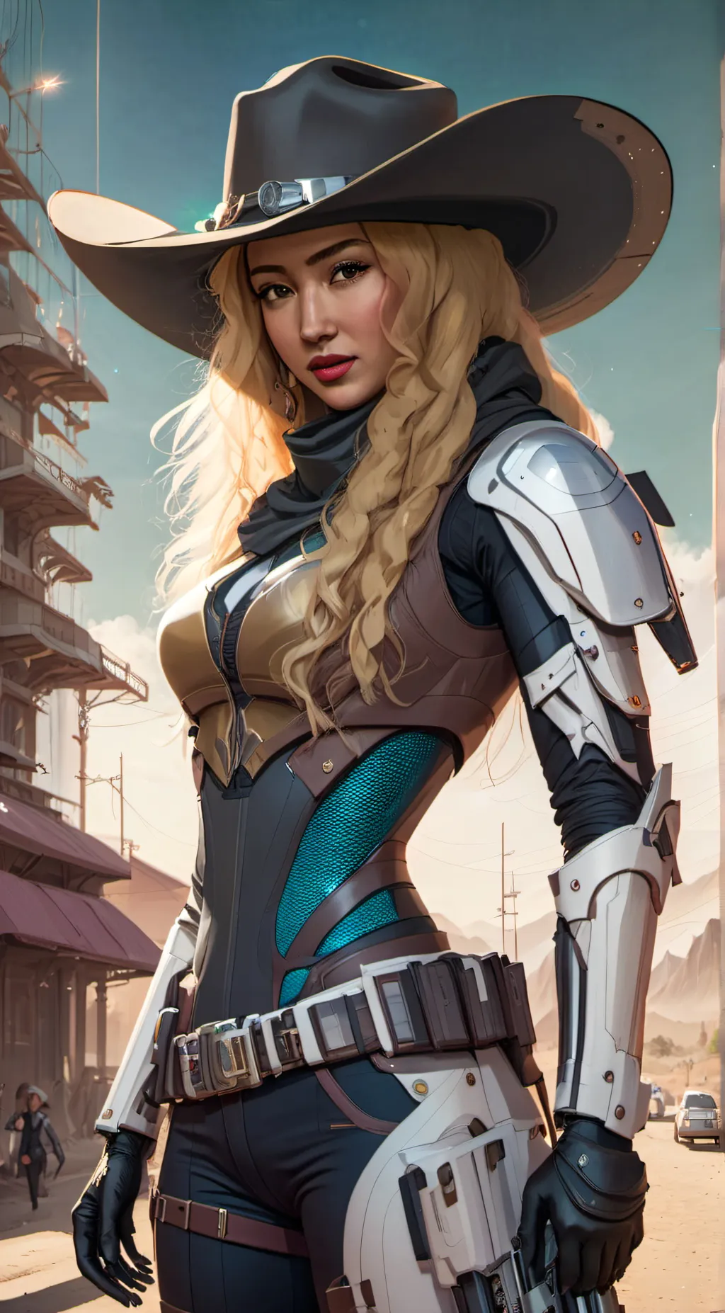 ai character: Rose background