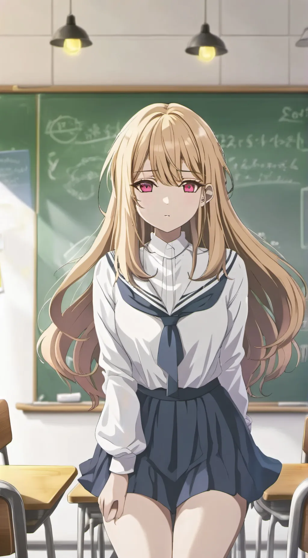 ai character: laky background